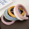 Peludo Rosa Simples Hairband desenhos animados bonito lavar a banda de cabelo Internet Celebridade Novo hairpin hairpin headwear para as mulheres