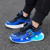 Zapatos para Niñas de 6 a 12 Años 2026 Primavera/Otoño Nuevos Superficie de Cuero Resistentes al Desgaste Botón Giratorio Zapatos para Correr Zapatos Deportivos para Niños Modernos