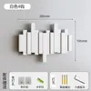 Perchero con Forma de Tecla de Piano, Madera Maciza, para Dormitorio, Recibidor, Detrás de la Puerta, Estante de Pared Ahorrador de Espacio para Ropa