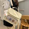 Mochila Transparente Estilo Coreano Ins Linda para Dolor, Mochila para Estudiantes de Secundaria y Universidad, Mochila de Viaje y Ocio, Bolso de Hombro de Gran Capacidad