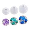 Molde esférico de resina gota de cristal DIY, molde de esfera de alto espelho, Bola Estrela, estoque, atacado