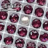 Diamantes para Manicura de Corte Rosa Octogonal, Brillantes Multifacéticos Rose Millennium K9 Vidrio de Alta Calidad Base Puntiaguda Joyería Especial para Manicura
