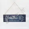 Direto da Fábrica Transfronteiriço Decoração Criativa Placas de Madeira Penduradas Pingentes de Madeira Família Amizade Placas de Boas-Vindas Etiqueta Pendurável