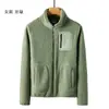 Chaqueta Casual para Hombres y Mujeres Pareja Otoño e Invierno Forro Polar Exterior de Borrego Teddy Cálida Ropa Polar para Deportes al Aire Libre