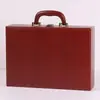 Caja de Entrega a Domicilio en Stock, Personalizable con Logo, Caja de Cuero, Empaque de PU, Caja de Herramientas de Entrega a Domicilio, Caja de Entrega de Llaves, Caja de Entrega a Domicilio de Alta Gama