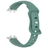 Pulseira de Silicone de Cor Sólida com Fecho Borboleta Brilhante Compatível com Huawei Band 8/9/10/11/11Pro Pulseira de Reposição