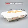 Caja de Embalaje Desechable para Arroz Caja de Almuerzo de Papel Biodegradable para Llevar Caja de Almuerzo Rollo de Arroz para Barbacoa Comercial