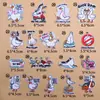 Patches Bordados Série Ganso Branco Grande Fofo Desenho Animado Transfronteiriço Patches de Tecido de Pato Personalizados Patches de Decoração para Roupas Bolsas