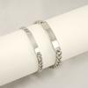 Pulsera de pareja de personalidad europea y americana de nuevo acero de titanio joyería clásica de moda de acero inoxidable para hombres y mujeres con venta al por mayor de fabricantes