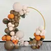 Venta Caliente en Amazon Arco Dorado de Hierro de 7.2 pies Marco de Puerta Guía de Camino para Bodas Soporte para Globos Escenario Diseño de Escenario