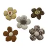 Accesorios Florales Estéreo de Tela, Flores de Cinco Pétalos Rellenas de Algodón Multimaterial, Ropa para Niños, Bolsos, Sombreros y Accesorios, Gran Promoción