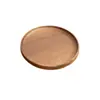 Bandeja de Madera Maciza para Snacks Bandeja Creativa para Snacks Frutas Secas Bandeja de Frutos Secos Mesa de Café de Sala de Estar Bandeja de Frutas Plato de Madera En Stock