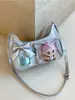 Transfronterizo 2026 Nuevo Transparente Versátil Moderno Lazo Verano Gama Alta Hombro Cruzado Bolso Dumpling para Mujer