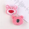 Muñeco de Peluche de Dibujos Animados Hecho a Mano Oso Fresa DIY Bolsa Accesorios para el Cabello Broche Accesorios Ropa Calcetines Accesorios para Sombrero