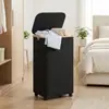 Cesta de lavandería sucia móvil con ruedas, cesta de almacenamiento para artículos domésticos varios y juguetes, cesta de almacenamiento para ropa sucia de dormitorio y balcón, transfronterizo