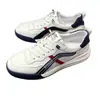 Zapatos Casuales Versátiles de Moda para Hombre Transfronterizos Zapatos Deportivos de Cuero Zapatos Blancos Suela de Goma Zapatos con Suela Suave Transpirables