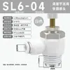 Cilindro Neumático Conector Rápido de Cánula Válvula de Flujo Ajustable Sl4-M5/6-01/8-02/10-03/1 Metabo