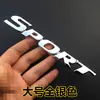 Adecuado para Coche Deportivo Versión Deportiva Logo de Coche Modificado Sport Metal 3D Estéreo Pegatina para Coche Etiqueta Trasera Etiquetado de Coche