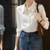 Camisa Matte Cetim Atraente e Brilhante Waltz, Nova Moda Feminina Primavera 2026