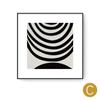 Combinação abstrata simples moderna em preto e branco Pintura decorativa Sala de estar Sofá Fundo parede mural modelo quarto quadrado pendurado pintura