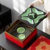 Produtos Culturais e Criativos da Cidade Proibida, Prato de Frutas do Templo do Céu, Bandeja de Chá de Cerâmica, Novo Prato de Decoração para Casamento, Caixa de Presente para Feriados, Presente Souvenir Personalizado