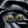 Aventura Bizarra de JOJO Killer Queen Parche de Hombro Anillo para Hombre Moderno Individualista Tendencia Versátil Estilo Punk Anillo Abierto