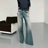 KAIM Jeans Baggy de Cintura Média-Baixa com Barra Reta e Efeito Film Washed - Lançamento Verão 2026