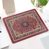 Popular Transfronteiriço Estilo Persa Retrô Pequeno Quadrado Mouse Pad Tapete de Mesa Antiderrapante Mouse Pad Padrão Pequeno Quadrado Tapete de Escritório