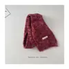 Bufanda de Punto Tie-Dye Coreana para Niños Invierno Bebé Colorida Versátil Suave Cálida para Niños y Niñas