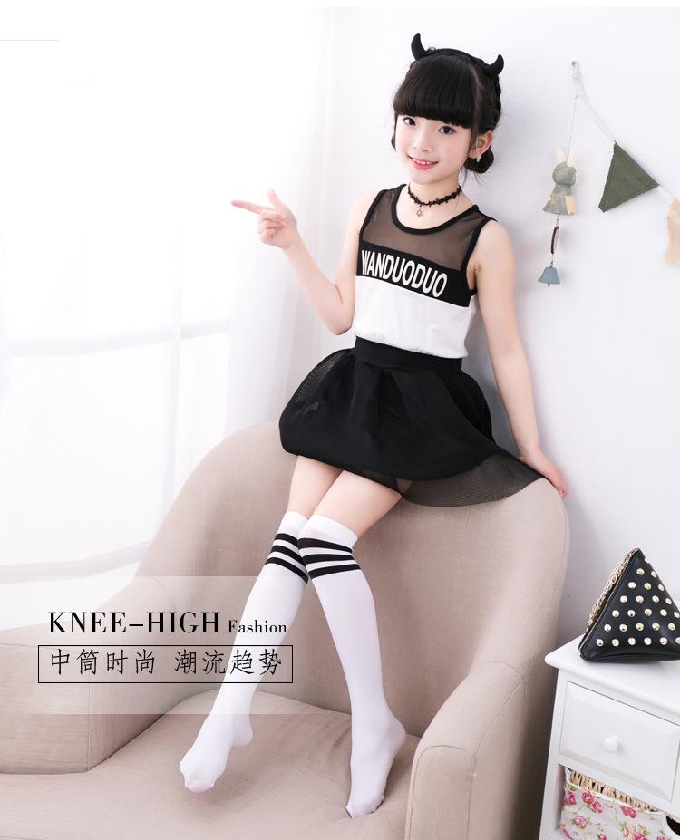 舞蹈袜 儿童长筒袜 中筒袜 过膝袜