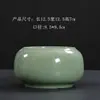 Maceta Pequeña Hidropónica de Cerámica con Esmalte Craquelado, Maceta para Flor de Centella Asiática, Contenedor de Estilo Fresco, Maceta de Escritorio, Venta al por Mayor de Fábrica de Alta Gama