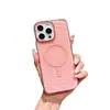 Funda magnética para teléfono con patrón de ondas, adecuada para Apple 17Promax, simple y de nicho estilo Ins para 16/13/14, moderna