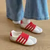 Zapatos Deportivos Casuales de Moda para Mujer Estilo Nuevo Tacón Oculto 2026 Otoño Zapatos de Plataforma con Velcro Zapatos de Entrenamiento Alemanes Suela Suave Zapatos Blancos