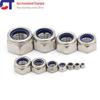 DIN 985 304 aço inoxidável nylon anti-solta porca autotravante porca anti-liberação porca porca M3-M20