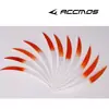 5 pulgadas color degradado dos colores objetivo de gota de agua pluma de pavo pluma de flecha pluma real color teñido a medias accesorios para arco y flecha DIY