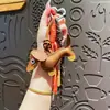Llavero Creativo de Perro Salchicha de Cuero Lindo Dibujo Animado Cachorro Colgante para Bolso de Cuero Llavero de Lujo Accesible Pequeño Regalo