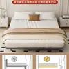 Cama de Ferro Forjado Cama Flutuante Sem Cabeceira, Estrutura Reforçada e Espessada, Cama de Solteiro Tatami 1.5m, Estrutura de Cama de Casal 1.8m