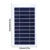 Carregador Solar USB Fotovoltaico 5V2W3W6W8W10W Geração de Energia Solar Flexível Placa Macia Carregar Celular Ventilador