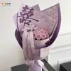 Papel de regalo de estilo francés con temática floral para celebraciones, arreglos florales DIY, empaques florales románticos y suministros para florerías nuevas