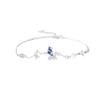 Pulsera de plata de ley 925 original estrella Mariposa Amor femenina Estrella de Hada Mariposa regalo para novias joyería de celebridad en línea al por mayor