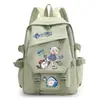 Mochila de Dibujos Animados Anime Tiburón Chica Gawr Gura, para Niños y Niñas, Estudiantes de Primaria y Secundaria, Gran Capacidad, Bolso Escolar Casual