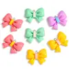 Accesorios para Joyería DIY Pegamento de Crema de Resina Colgante de Lazo Pulsera Llavero Pasador de Pelo Pasador de Pelo Colgante W451