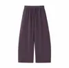 Outono 2026 Estilo Streetwear Americano Regular Calças Casuais Ligeiramente Curvas Cordão Fashionável Soltas de Pernas Largas Calças de Moletom