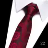 Corbata para Hombre para Negocios y Boda, Rayas Jacquard Puntos Flecha Formal Poliéster Seda para Novio y Padrino