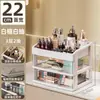 Caja de almacenamiento de cosméticos a prueba de polvo, estante de productos para el cuidado de la piel de gran capacidad multicapa tipo cajón, caja de almacenamiento de alta gama de lujo ligero