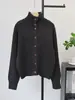 Nuevo Abrigo Suéter de Cuello Alto Retro Holgado Estilo Coreano Otoño/Invierno 2026 Color Sólido Simple Elegante Cárdigan Tejido para Mujer Moderno