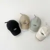 Sombreros Coreanos para Niños Qiu Nan Estilo Nuevo Ins Simple Letra Visera Protección Solar Gorra de Béisbol para Bebé Gorra de Béisbol de Secado Rápido