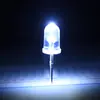 Fabricante de lâmpada de palha F5, conta de LED branca 5mm com cabelo vermelho, branco, azul, verde, amarelo, em linha, LED de alto brilho, diodo emissor de luz