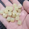 Cuentas Planas de Jade Amarillo Estilo Antiguo, Cuentas Sueltas, Cuentas Cilíndricas de Jade de Cuarcita Beige, Cuentas Espaciadoras, Cuentas para Accesorios de Joyería Lulutong