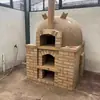 Forno de Pão B&B, Forno Preto, Forno Branco, Conjunto Completo de Fornos de Tijolo, Conjunto Completo de Materiais Refratários, Argila, Pequeno Forno de Queima de Tijolos Refratários